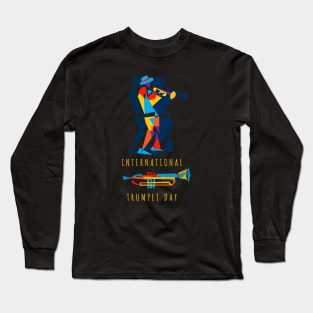 International Trumpet Day Long Sleeve T-Shirt